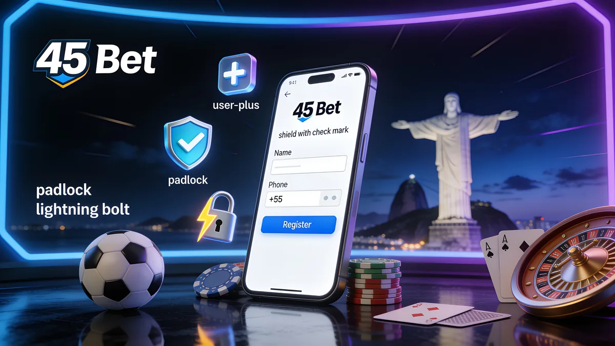 Tipos de cadastro na 45 Bet — 45 bet no Brasil